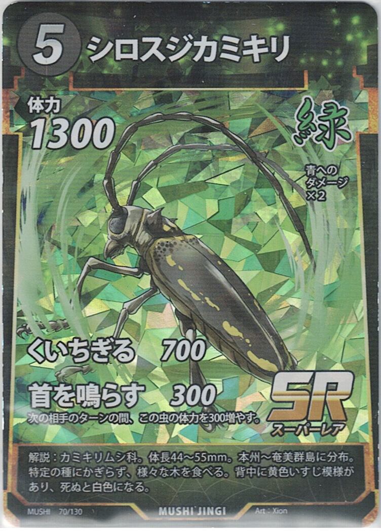 MUSHI1-70 シロスジカミキリ SR