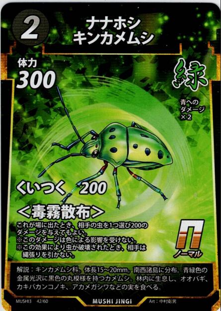 MUSHI3-42 ナナホシキンカメムシ N