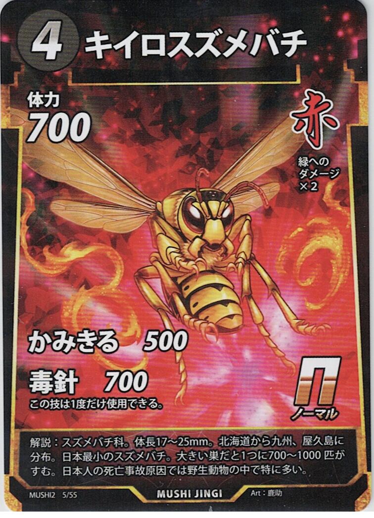 MUSHI2-5 キイロスズメバチ N