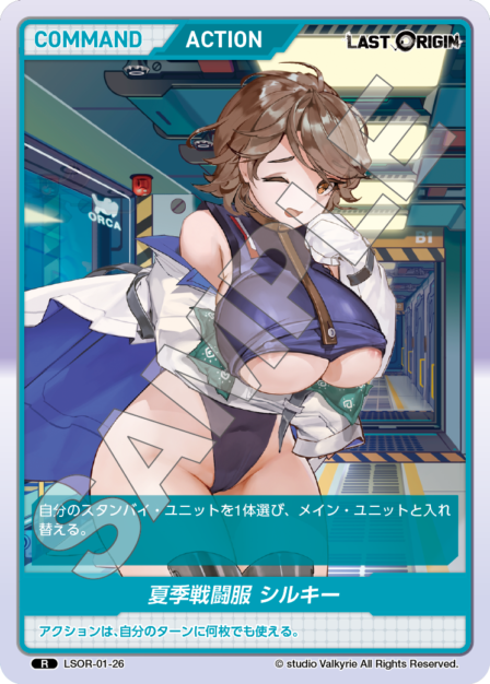 LSOR-01-26 R 夏季戦闘服 シルキー