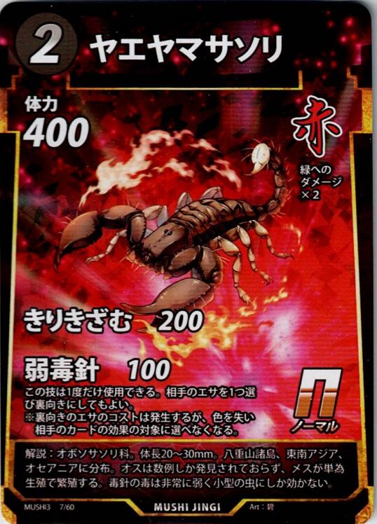 MUSHI3-7 ヤエヤマサソリ N