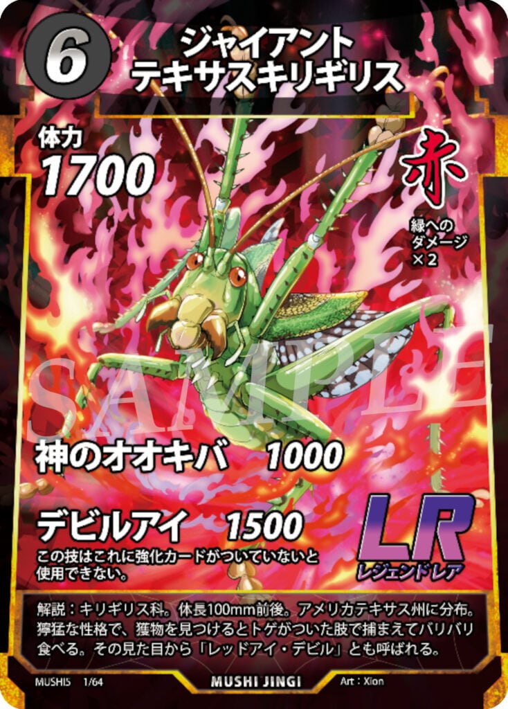 MUSHI5-01 ジャイアントテキサスキリギリス LR