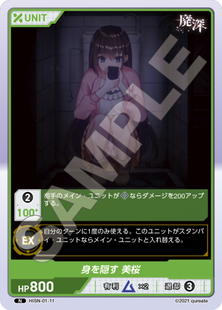 HISN-01-11 N 身を隠す 美桜