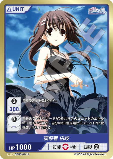 SBHB-02-13 UR 調停者 由岐